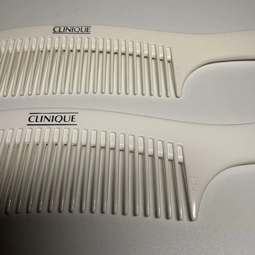 Vintage Clinique Comb w/ Handle Wide Tooth Detangling Teasing